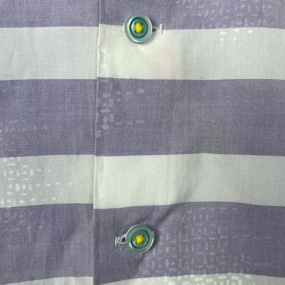 Robert Graham Button Up Mens Size XL Short Sleeve Shirt - Picture 3 of 15
